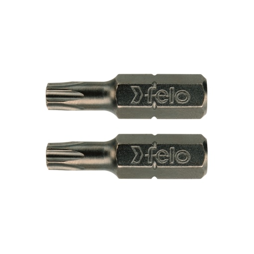 Set 2 biti Industriali profil Torx, Felo, C6.3, TX9, 25mm