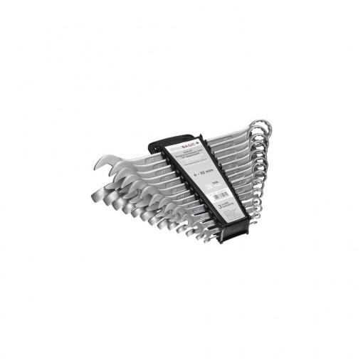 Set chei combinate fixă-inelară WGB Basic+ 6-32 mm, 26 piese, crom-vanadiu
