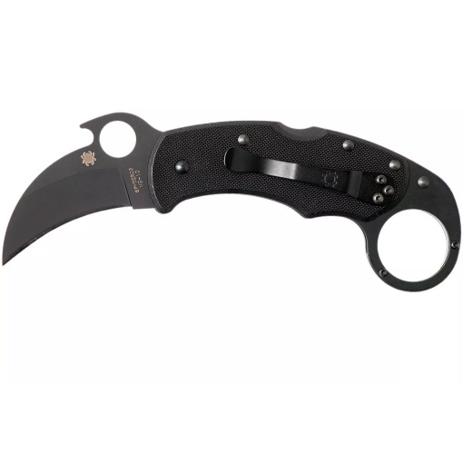 Briceag Karahawk™ G-10 All negru, Spyderco