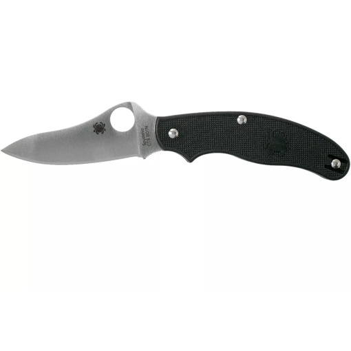 Briceag UK Penknife™ FRN Black Drop Point, Spyderco