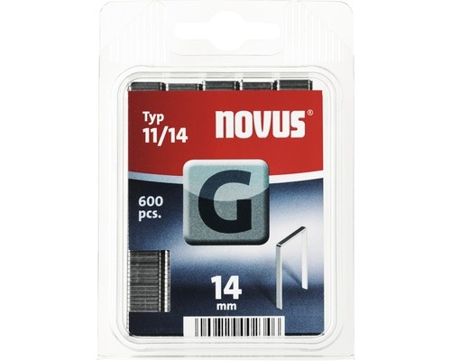 Capse zincate Novus G14x10,6 mm, late, pentru capsatoare manuale & electrice, pachet 600 bucăți