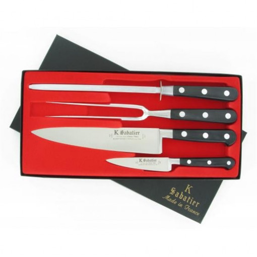 COFFROUG Set 4 piese, cutie cadou, Sabatier Authentique