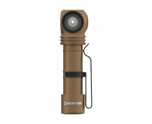 F08701CS Lanterna Wizard C2 Pro Magnet USB Sand - lumina alba, Armytek