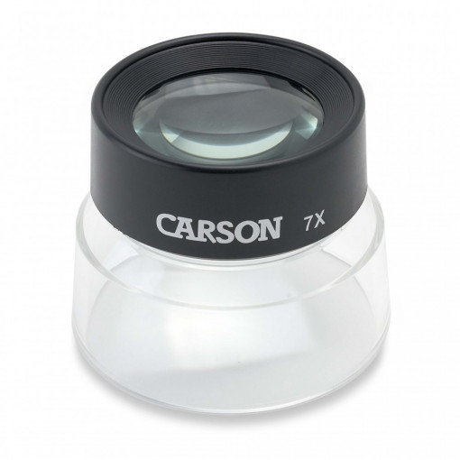 Lupa de focalizare LumiLoupe, putere 7x cu lentile duble CARSON