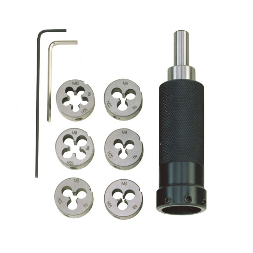Set filiere M3 - M10, Proxxon 24082, suport inclus