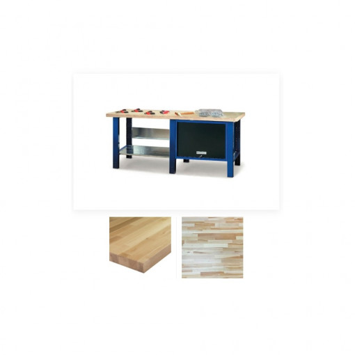 2000-18 Banc de lucru 2000 mm cu blat din lemn de fag multistrat