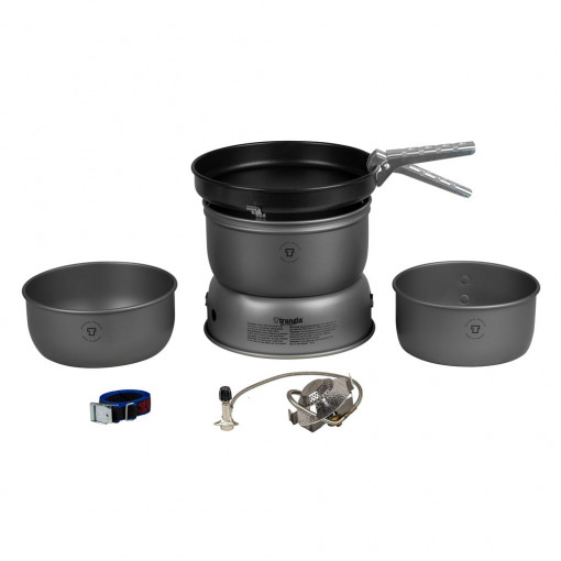 25-3 HA/GB Set Trangia serie 25 din ALUMINIU ANODIZAT, pt gatit in camping.