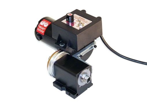Ansamblu motor cu ax si orificiu traversant, pentru masini unelte Sherline