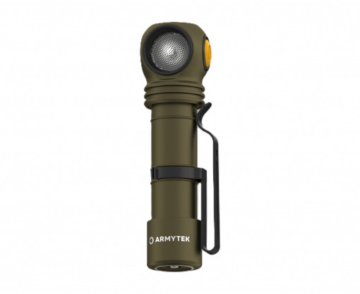 F08701CO Lanterna Wizard C2 Pro Magnet USB Olive - lumina alba, Armytek