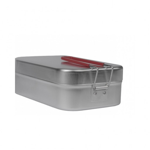 Gamela cu maner rosu si capac camping/outdoor Trangia, 200 x 130 x 70 mm