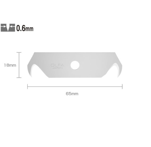 HOB-2/5 Set 5 lame tip cioc, Olfa