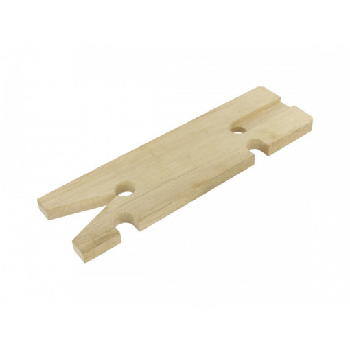 Placa traforare din lemn, fara menghina, 210 x 65mm, niqua