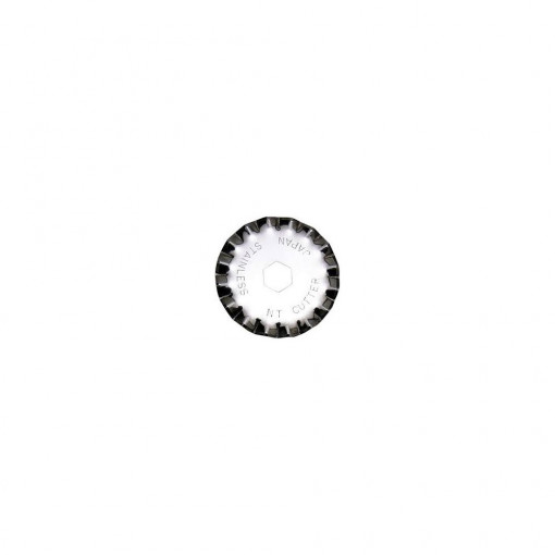 BW-28P Set 2 lame 28 mm cu taiere ondulata pentru cutter circular, NT Cutter