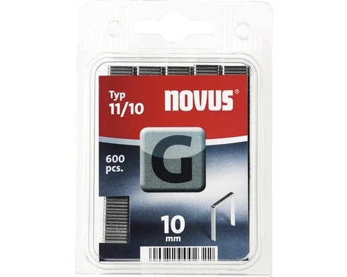 Capse zincate Novus G10x10,6 mm, late, pentru capsatoare manuale & electrice, pachet 600 bucăți