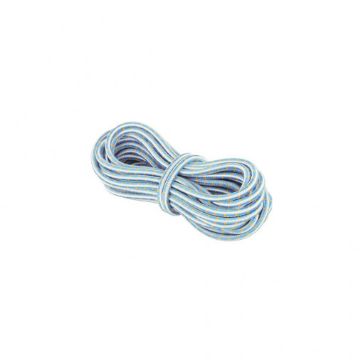 Cordelină elastică poliamidă Ø8mm x 10m, albastru/verde