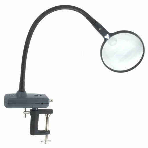 Lupa hands-free MagniFlex, putere 2x/3.5x cu clema de masa CARSON