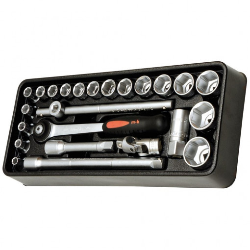 Modul MOB IUS PVC cu 24 capete chei tubulare-accesorii 1/2 DH