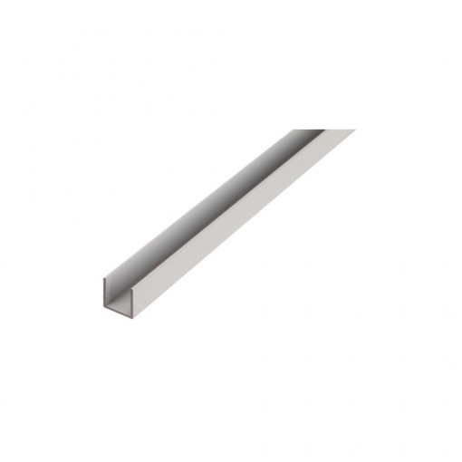 Profil aluminiu forma "U",˜ 20 - 25- 30 ,1000 mm