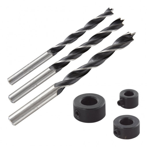 Set 3 burghie pentru dibluri, Wolfcraft