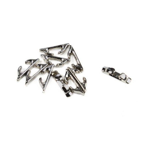 Set 5 tacheti cromati pentru navomodele, 9mm, Amati