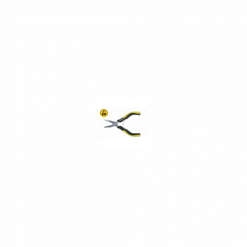 64733 Cleste cu varfuri semirotunde,drepte ESD, cu maner bimaterial