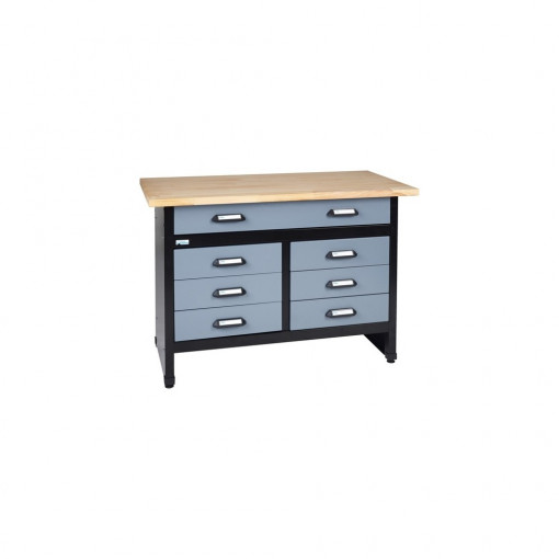 Banc de lucru Kupper 1200mm, cu 7 sertare