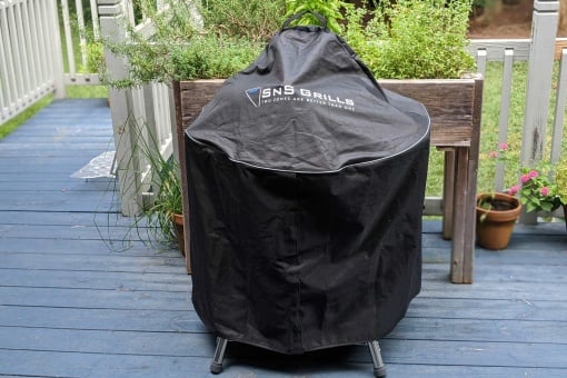 Husa pentru gratar si smoker pe carbuni de tip kettle Slow 'N Sear® SNS GRILLS 56 CM