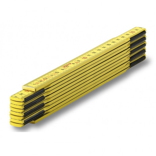Metru pliabil lemn HG 2/10, 2 m, SOLA