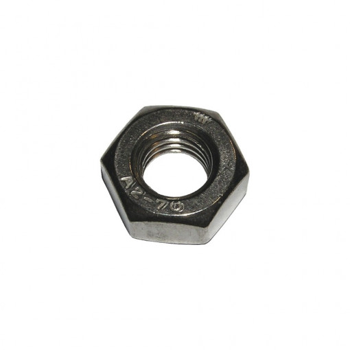 Piulite hexagonale simple M3-M20 DIN934 otel inox A2, 10 bucati