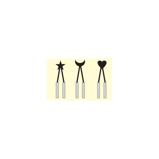 Set 3 varfuri pentru creion pirogravura,Star Tec