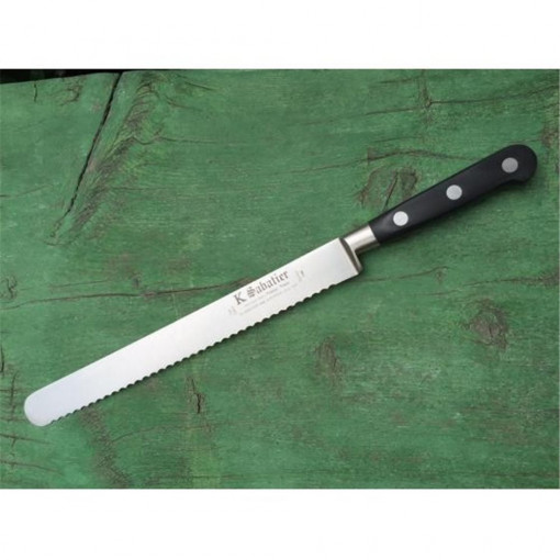 1110JA25DPOA Cutit de sunca, zimtat, lungime 25cm, Sabatier Authentique