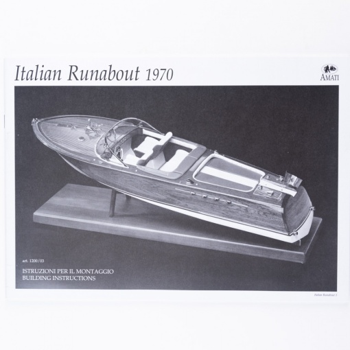 Planuri constructie navomodel Amati, Runabout