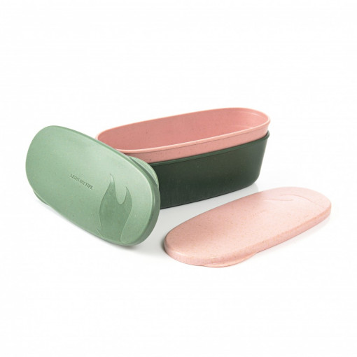 Set 2 caserole SnapBox Oval BIO, LIGHT MY FIRE