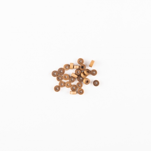 Set 20 roti lemn pentru afet de tun, 6mm, Amati