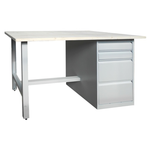 Banc de lucru cu 4 sertare, 1200x600x850 mm