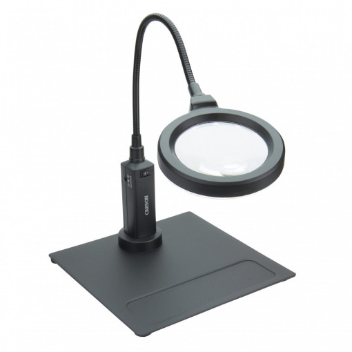 Lupa flexibila MagniFlex Pro, putere 2x cu baza magnetica CARSON