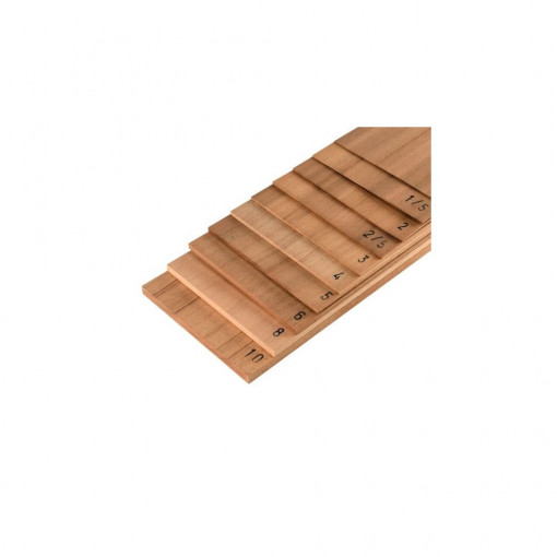 2351 Foaie de lemn Dibetou pentru modelism, 150x500mm