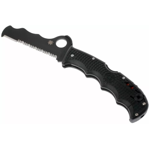 Briceag Assist™ FRN negru / lama neagra, Spyderco