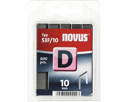 Capse zincate Novus D10x11,3mm, late, pentru capsatoare manuale & electrice, pachet 600 bucăți