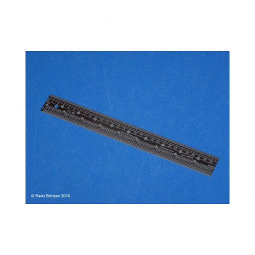 RB-T72 Rigla masurare la scara de 1/72, modelism/hobby