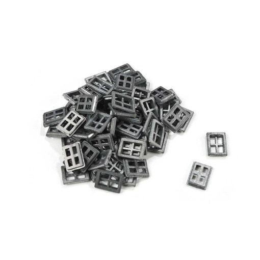 Set 10 fereastre metalice pentru navomodele, Amati