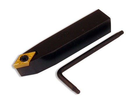 Suport pentru scule cu insertie dreapta de 55°, pentru strung Sherline