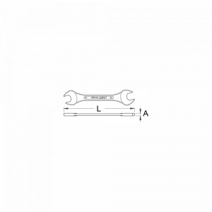 1612/2A Chei ax roata bicicleta, 10 x 11 mm, Unior - Img 2