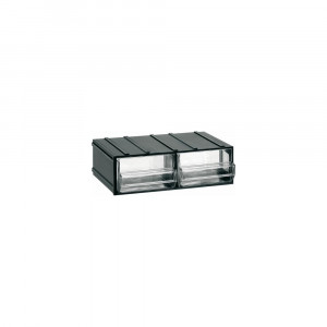 412 Cutii cu sertare transparente 192x148x63mm