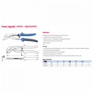 442/1HYPO Cleste reglabil/papagal HYPO, Unior - Img 5