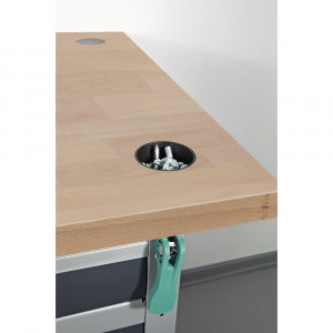 6045000 Blat banc de lucru "L", 1610x650x30 mm, Wolfcraft - Img 4
