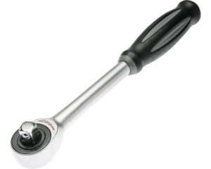 Antrenor cu clichet WGB 1/2" 390 mm, 60 dinți, crom-vanadiu
