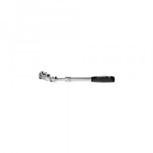 Antrenor cu clichet WGB 3/8", cu intermediar cardanic și mner telescopic, crom-vanadiu