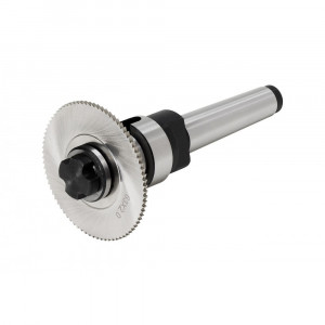 Arbore de freză combinată cu coaja MT2x16 cu cheie, distanțiere de arbore si panza de ferăstrău de tăiat metal, WABECO - Img 3