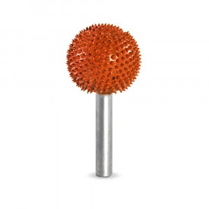 Biax sculptura lemn SABURR - Cap sferic 1" X 1" - Img 2